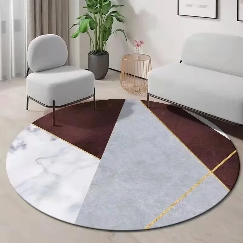 Century Textile & Sewing Supply By Owner - ~O~Geometric Round Rug with Modern Color