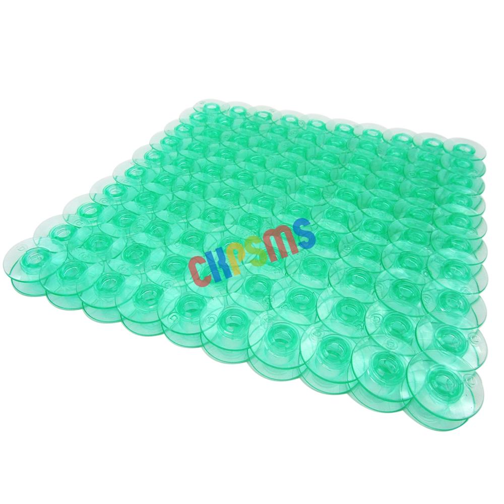 Sewing Machine Yarn - #4123078-45 Clear GREEN Bobbins Compatible with