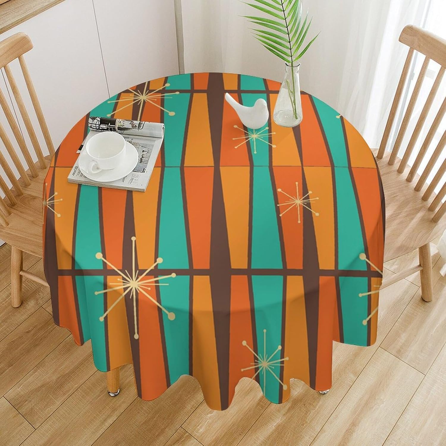 Mid Century Modern Orange Yell - Century Textile & Sewing Supply By Owner 评论和价格