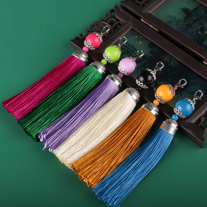 10pc Vintage Bead Tassel Lobst - Vintage Sewing Textile 评论和价格