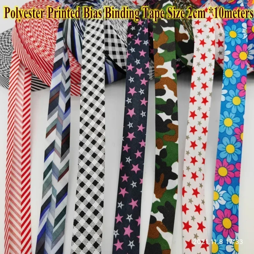 Polyester Checks Stars Stripes - Binding Tape Bias 评论和价格