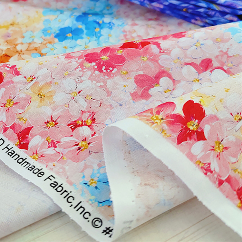 Pure Cotton Flower Printed Fab - Sewing By 评论和价格