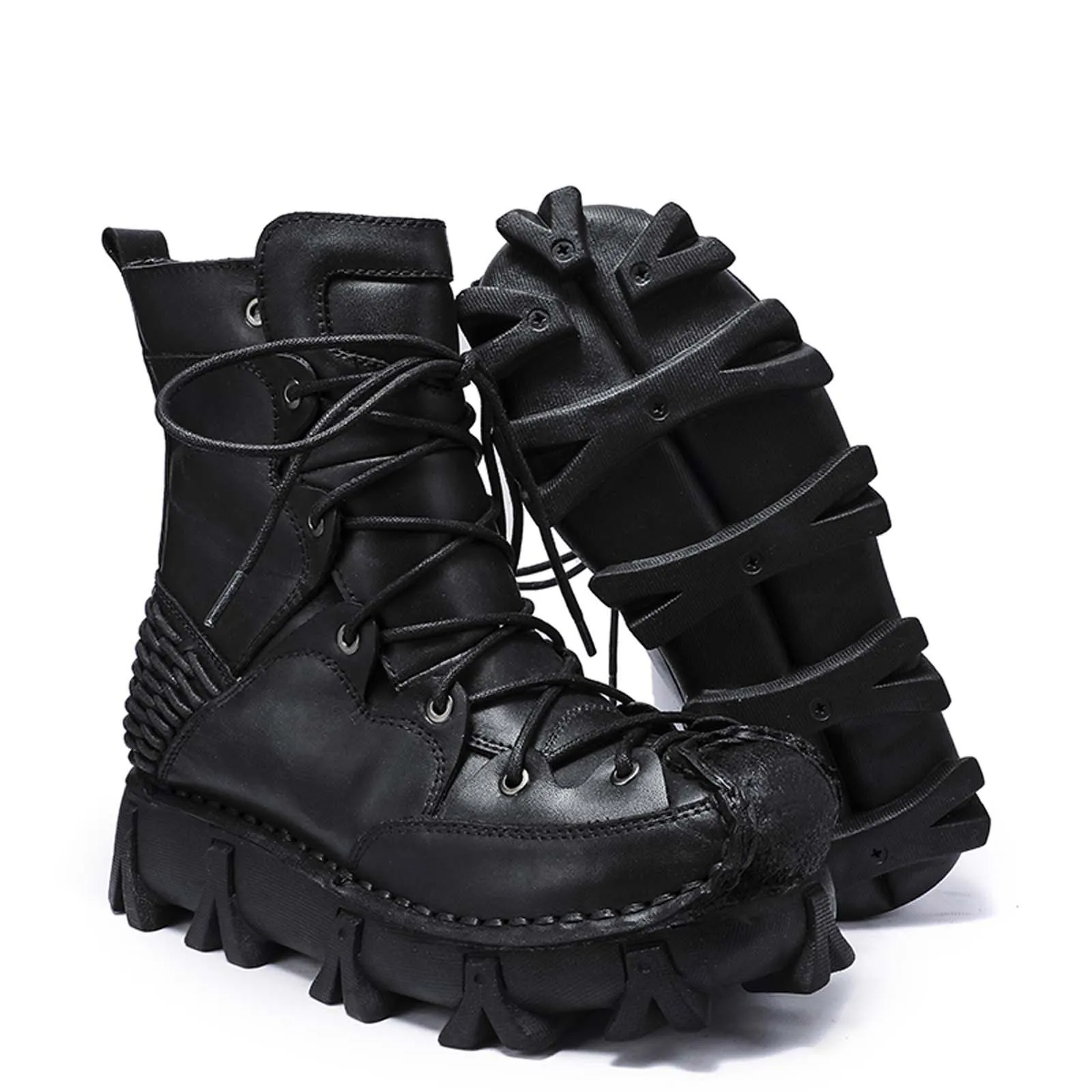Fashion Genuine Leather Motorc - Sewing Knit 评论和价格