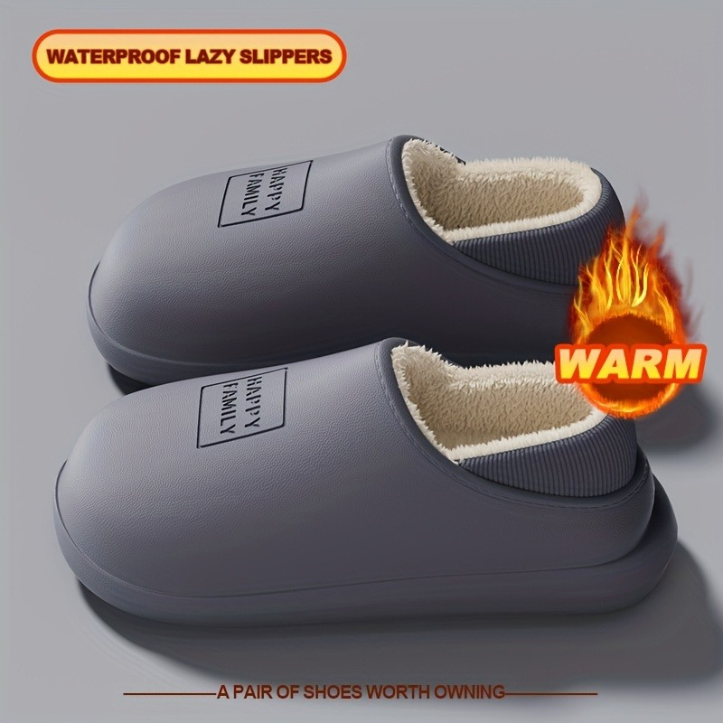 Winter EVA Warm Slippers Men W - Sewing House 评论和价格