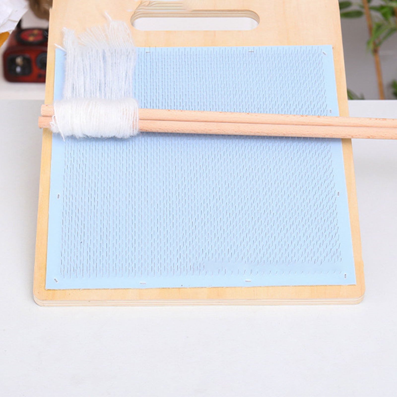 Wool Blending Board Wooden Woo - Textile Sewing Support 评论和价格