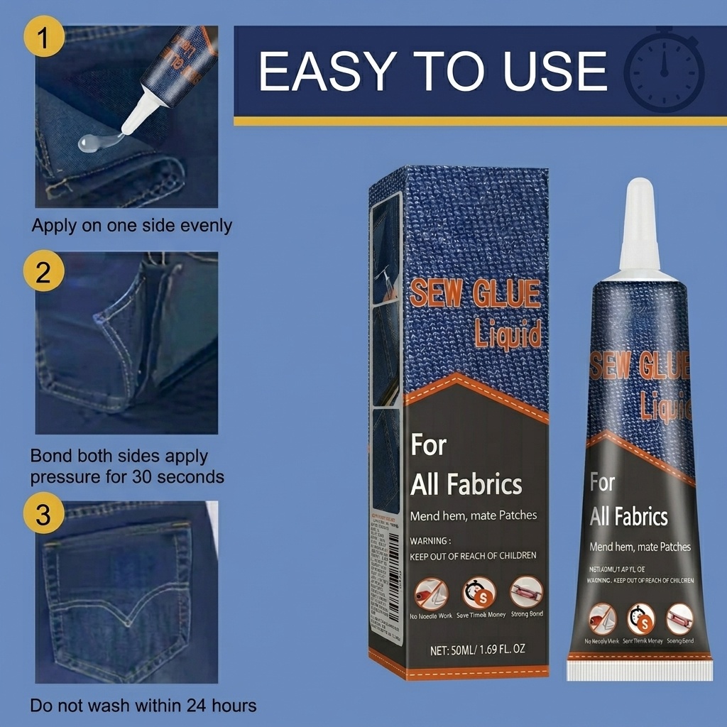 50ml Fabric Sewing Glue Fast D - Sewing Repair 评论和价格