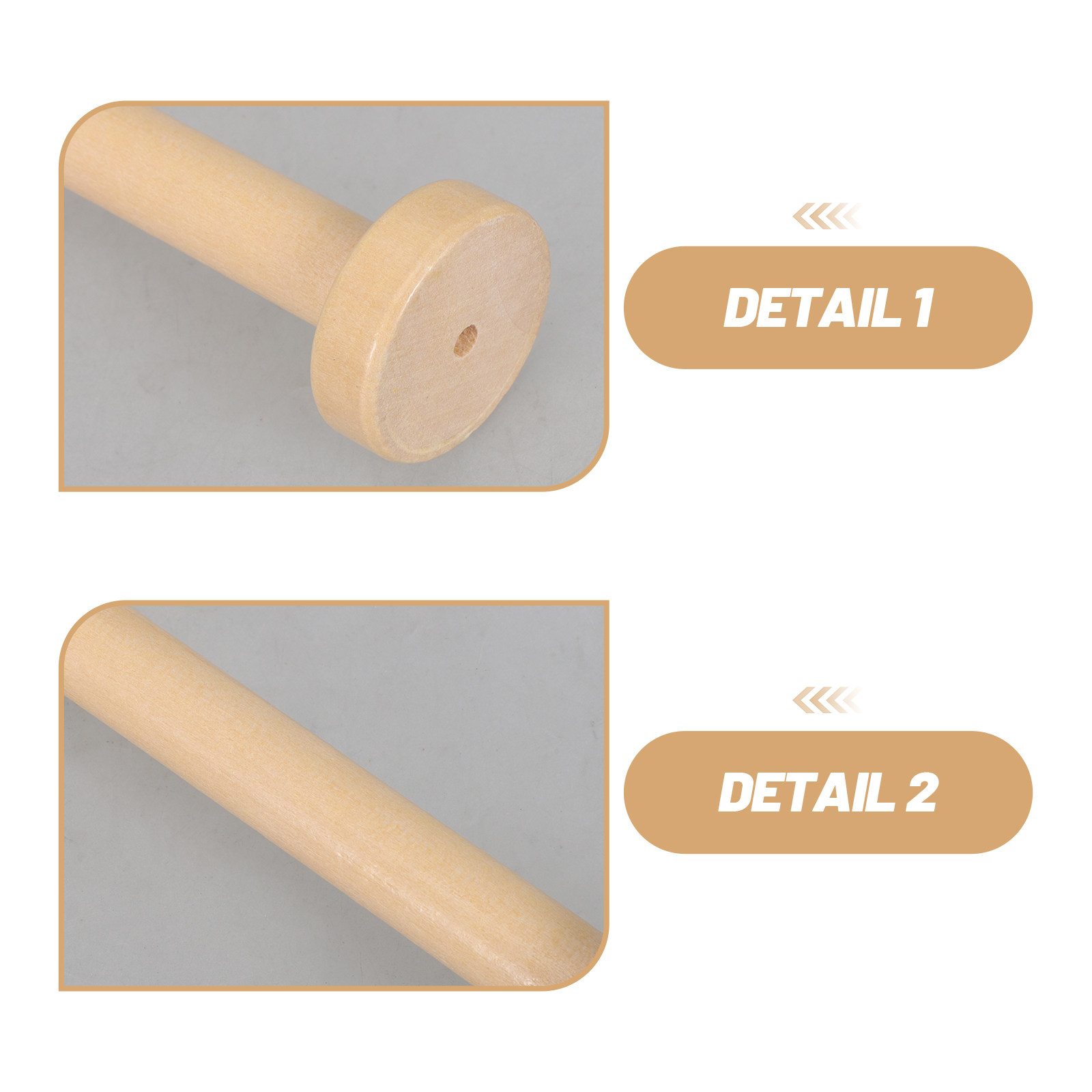 5Pcs Wooden Spools Natural Vin - Vintage Sewing Textile 评论和价格