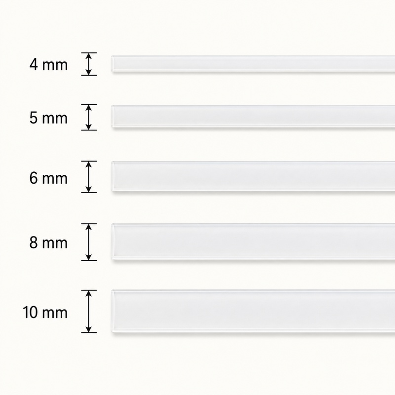 10Meters 4-12mm Clear Plastic  - Textile Sewing Support 评论和价格
