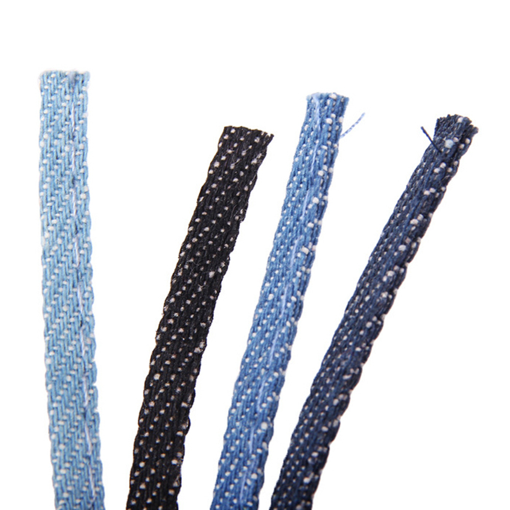 5M/Lot 5mm Denim Blue Flat Cot - Sewing Art 评论和价格