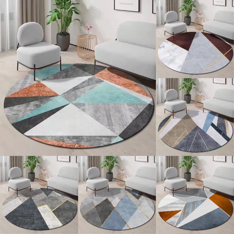 ~O~Geometric Round Rug with Mo - Century Textile & Sewing Supply By Owner 评论和价格