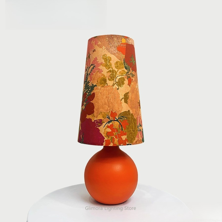 Orange Sphere Table Lamp: UK L - Century Textile & Sewing Supply By Owner 评论和价格