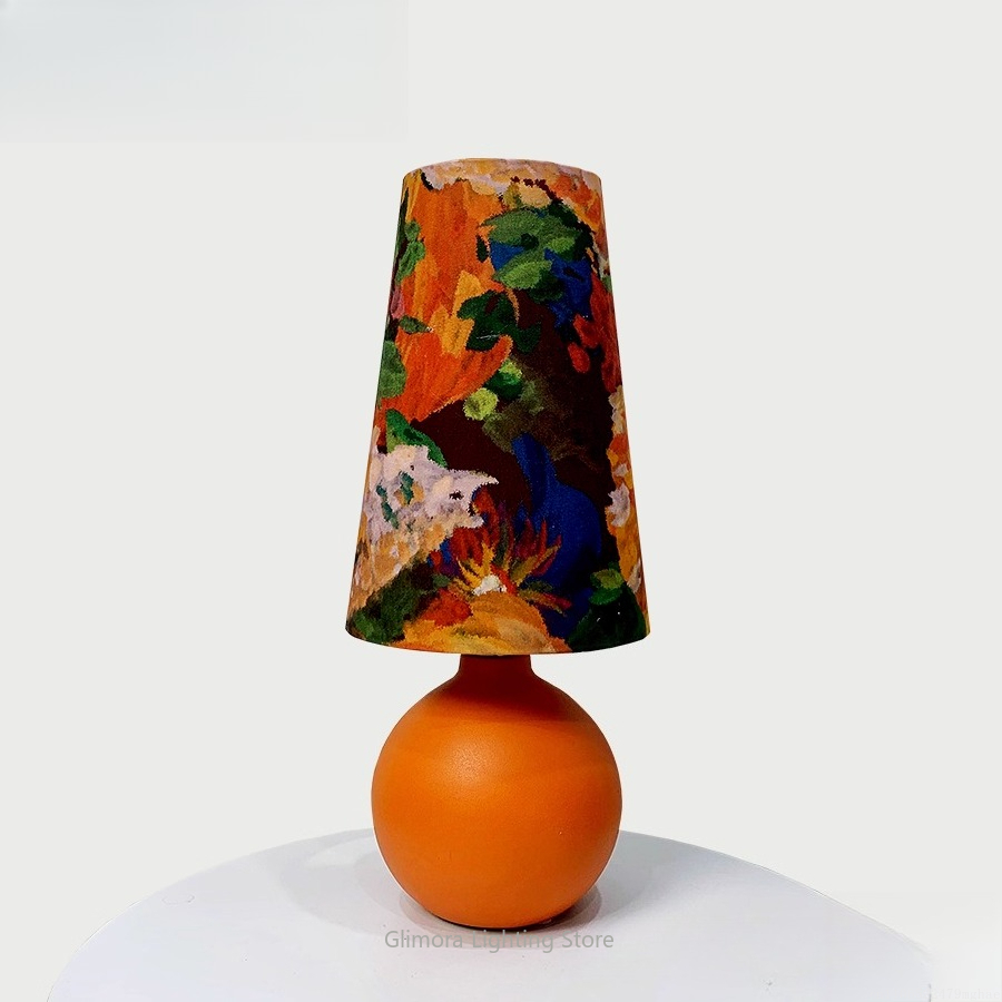 Orange Sphere Table Lamp: UK L - Century Textile & Sewing Supply By Owner 评论和价格