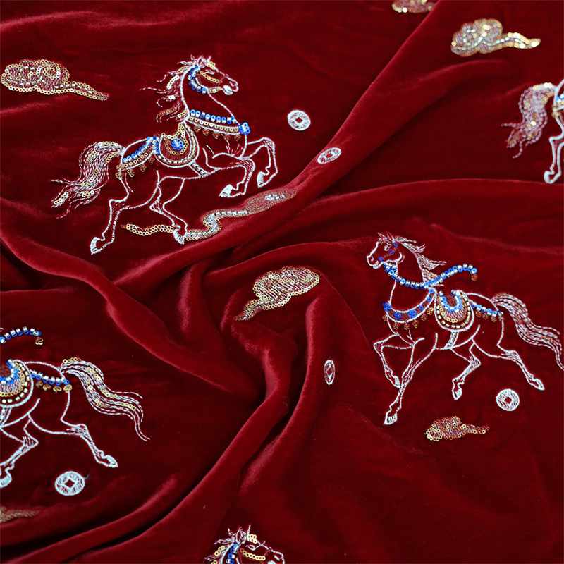 Autumn/Winter Thick Silk Velve - Sewing Velvet Fabric 评论和价格