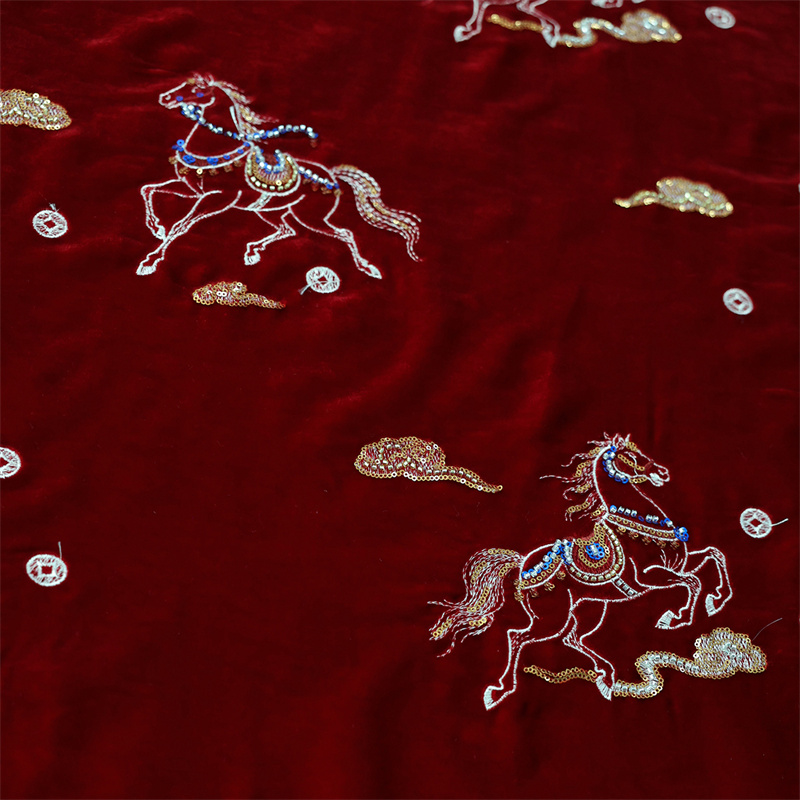 Autumn/Winter Thick Silk Velve - Sewing Velvet Fabric 评论和价格