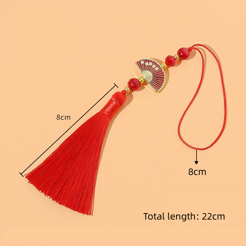 10pcs Vintage Bead Fan Tassels - Vintage Sewing Textile 评论和价格