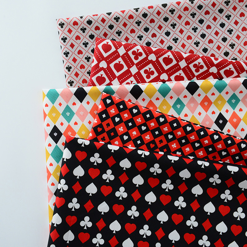 Ins Poker Element Cotton Digit - Sewing By 评论和价格