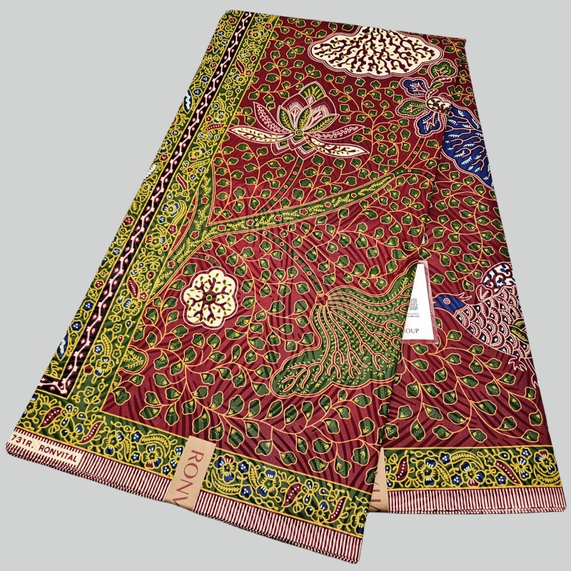 46Inch * 6Yards Green Leaves P - Sewing Batik 评论和价格