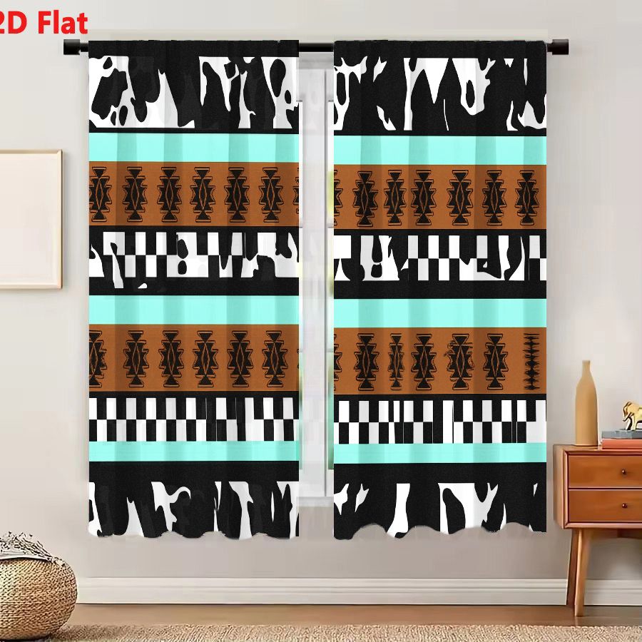 2Pcs Curtains 2D Flat Geometri - Century Textile & Sewing Supply By Owner 评论和价格