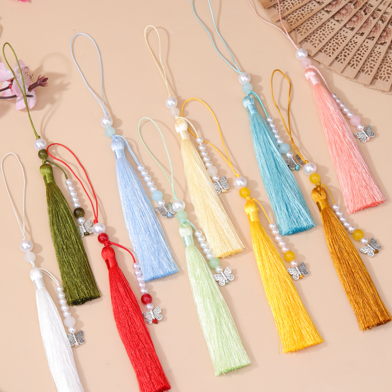 5pcs Vintage Pearl Butterfly T - Vintage Sewing Textile 评论和价格