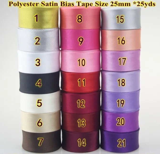 Polyester Satin Bias Tape Flan - Binding Tape Bias 评论和价格