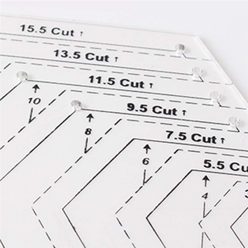 A25F-4Pcs Quilting Ruler Set,  - Quilting Ruler Square 评论和价格