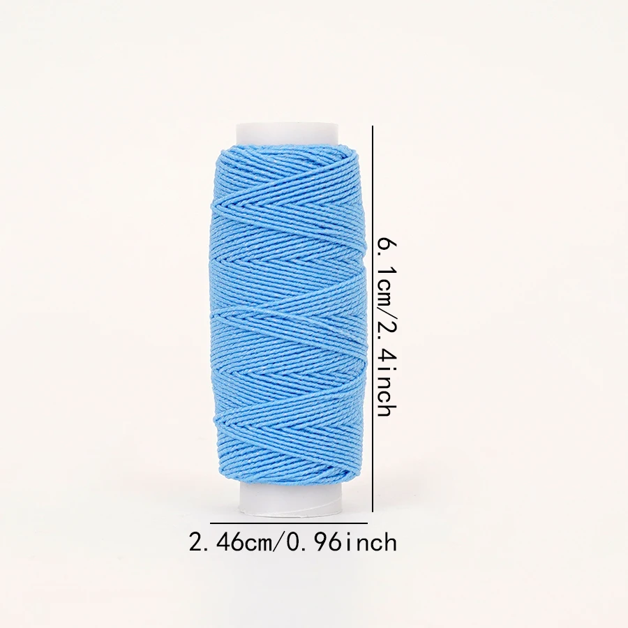 18-Color 0.6mm Ultra-Fine Elas - Sewing Machine Yarn 评论和价格
