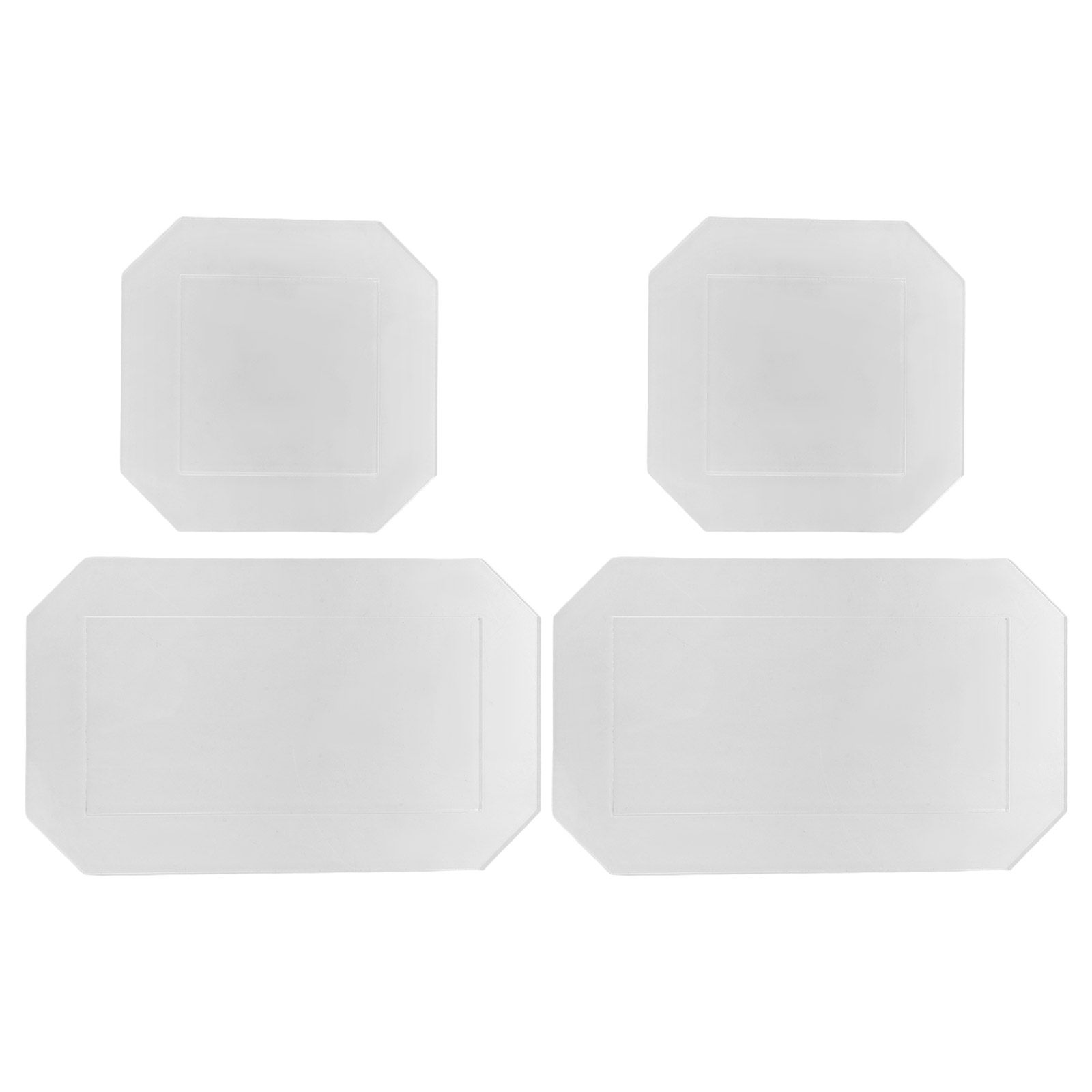 4Pcs Transparent Acrylic Quilt - Quilting Ruler Square 评论和价格