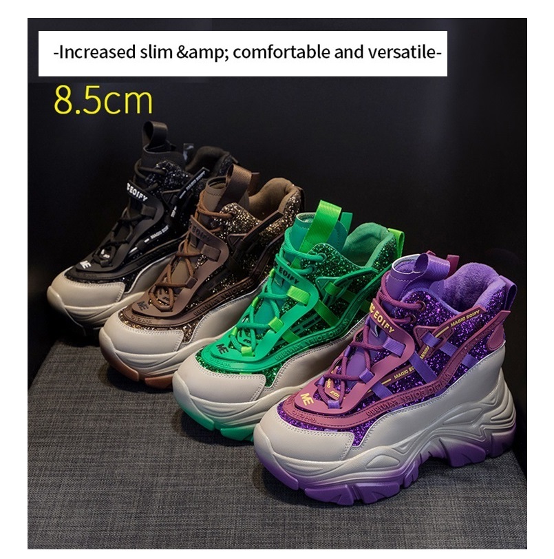 2025 Women's Hidden Wedge Snea - Sewing Cloth 评论和价格