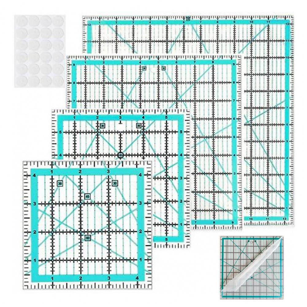 Beginners Quilting Template Se - Quilting Ruler Square 评论和价格