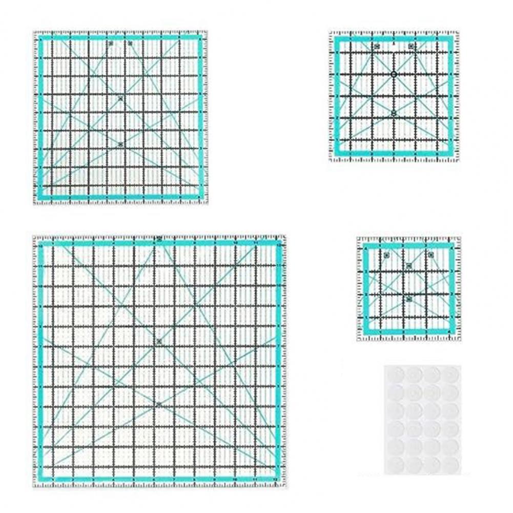 Beginners Quilting Template Se - Quilting Ruler Square 评论和价格
