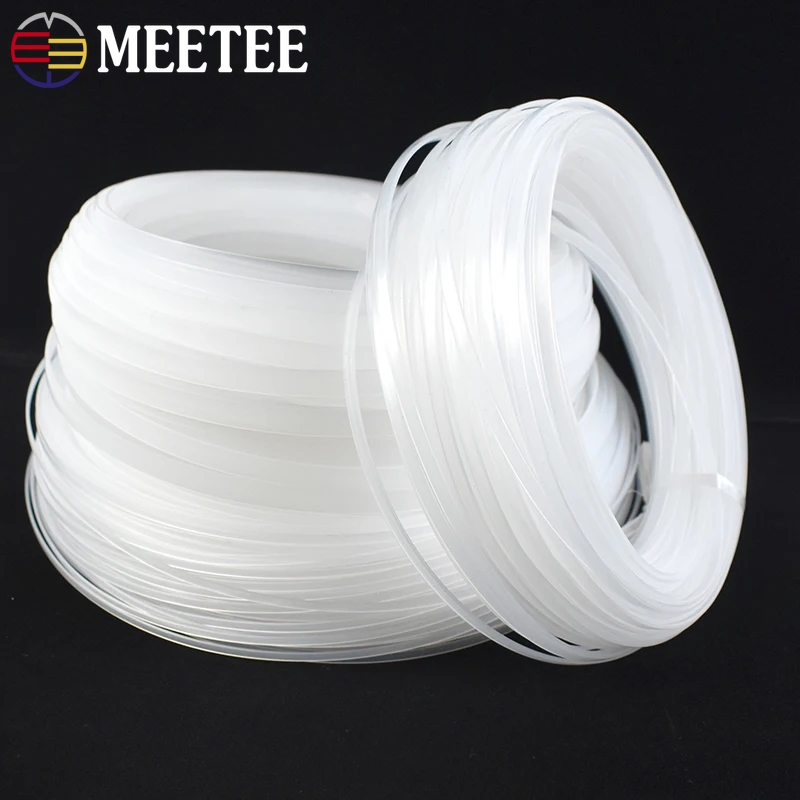 20Meters 4-12mm Clear PP Plast - Textile Sewing Support 评论和价格