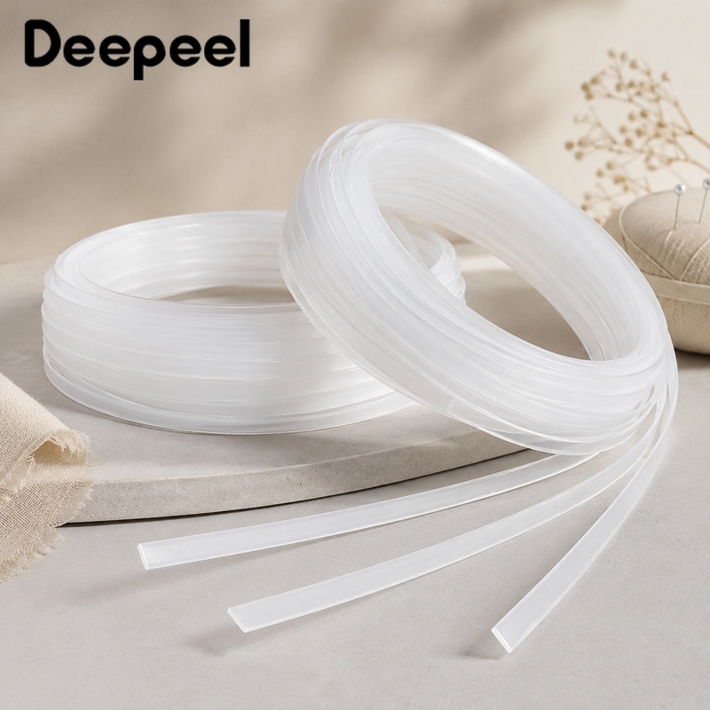 20Meters 4-12mm Clear PP Corse - Textile Sewing Support 评论和价格