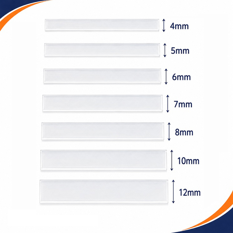 20Meters 4-12mm Clear PP Plast - Textile Sewing Support 评论和价格
