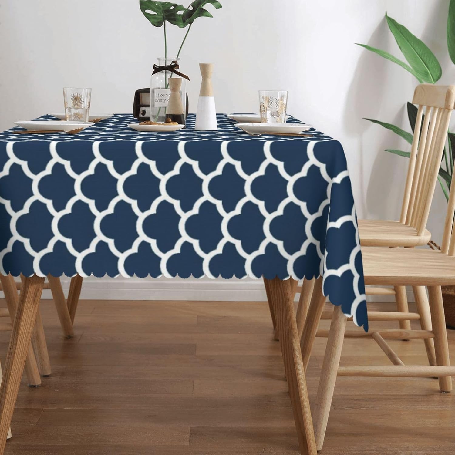Blue Tablecloth Navy Cloud Sea - Century Textile & Sewing Supply By Owner 评论和价格