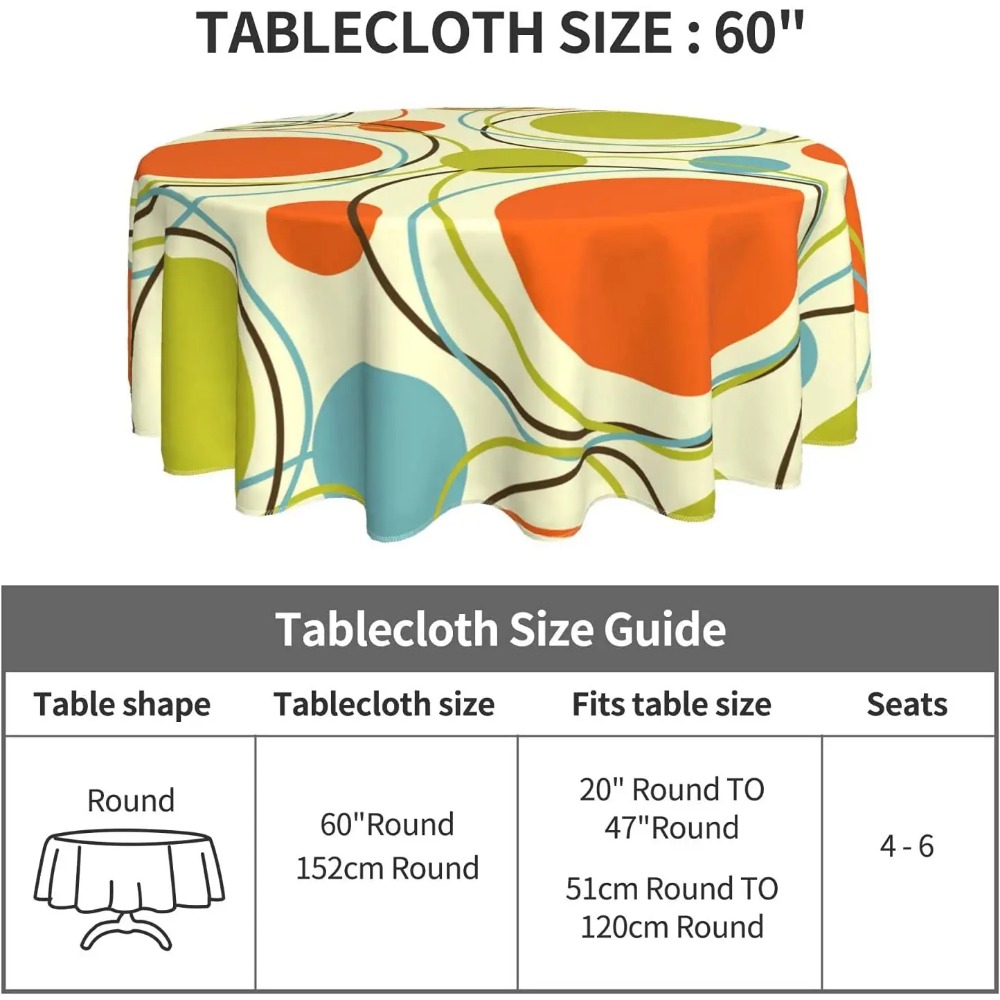 Table Cloth Colorful 1950s Ret - Century Textile & Sewing Supply By Owner 评论和价格
