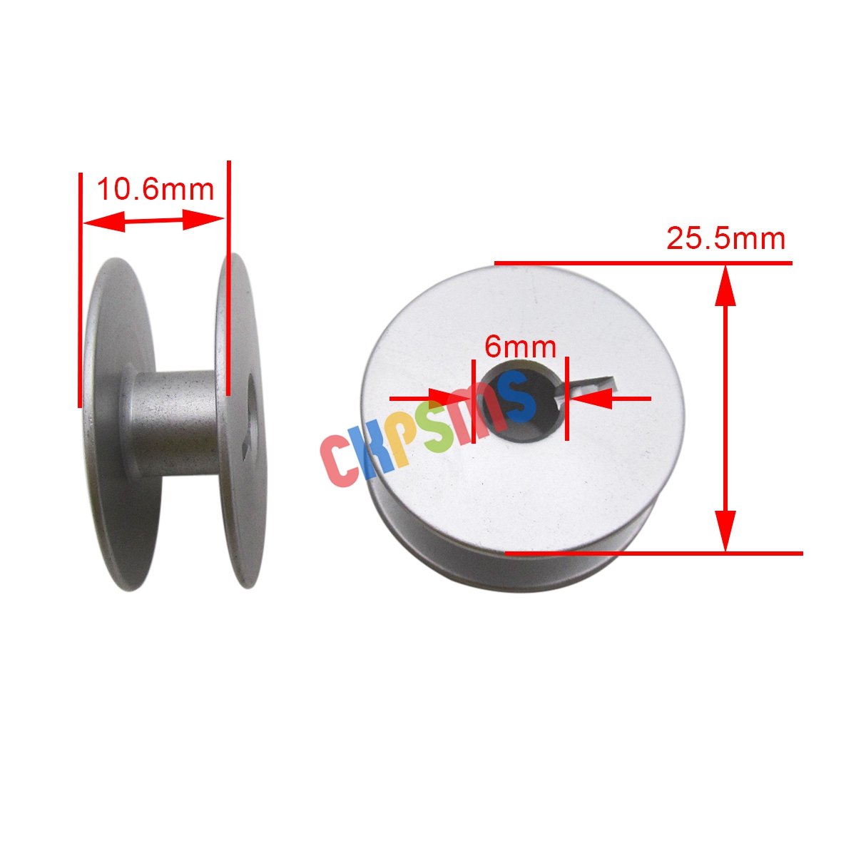#18034AS Aluminum Large Bobbin - Sewing Machine Yarn 评论和价格