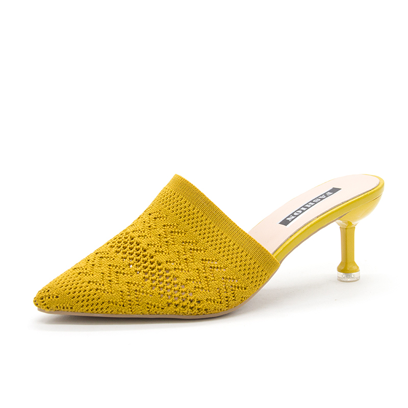 Summer Women Slippers Yellow B - Sewing Knit 评论和价格
