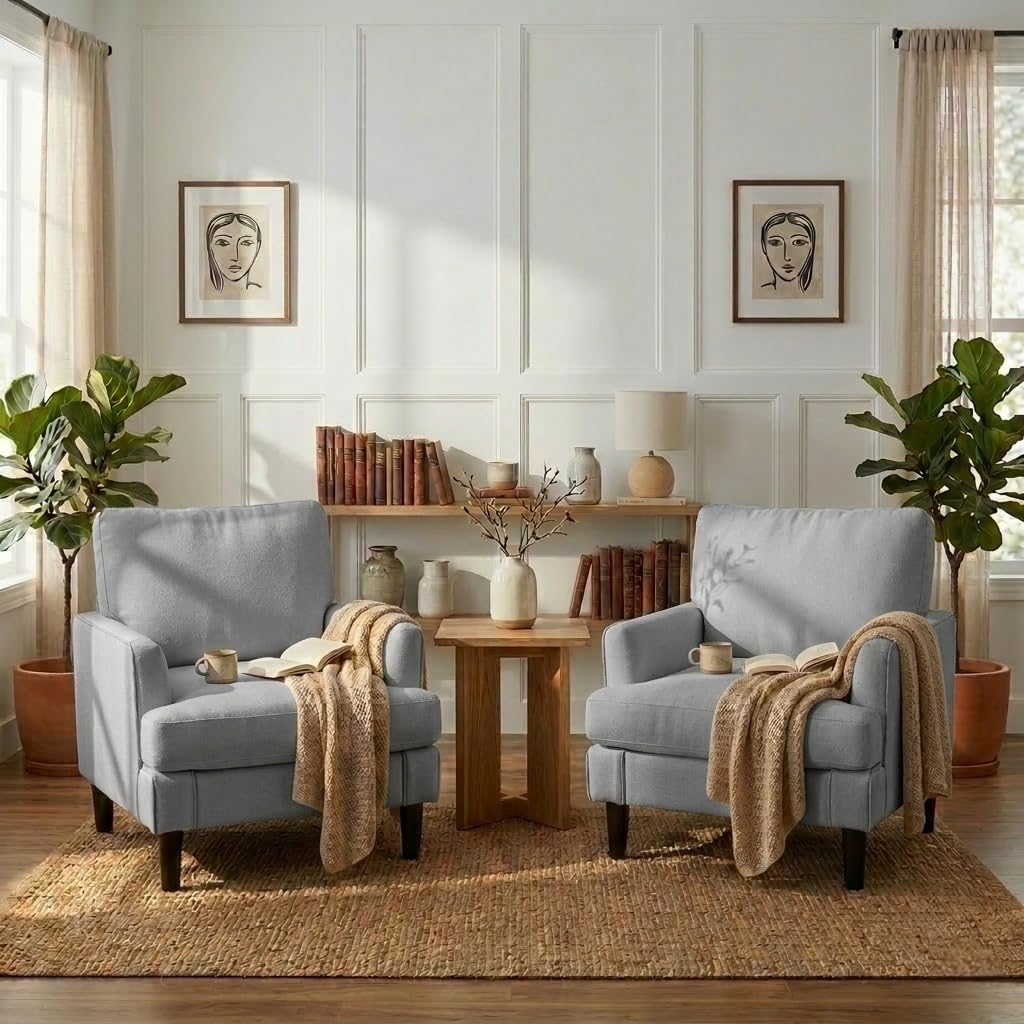 #Accent Chair Set Of  Mid-Cent - Century Textile & Sewing Supply By Owner 评论和价格