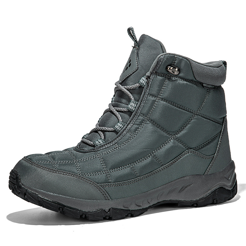 Men's Winter Velvet Hiking Boo - Sewing Velvet Fabric 评论和价格
