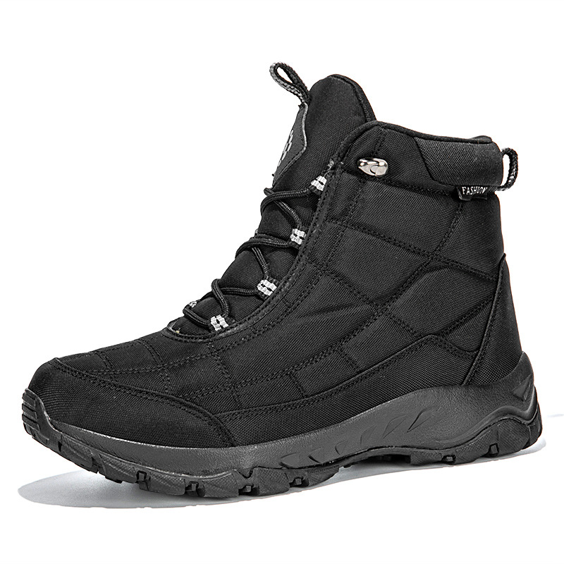 Men's Winter Velvet Hiking Boo - Sewing Velvet Fabric 评论和价格