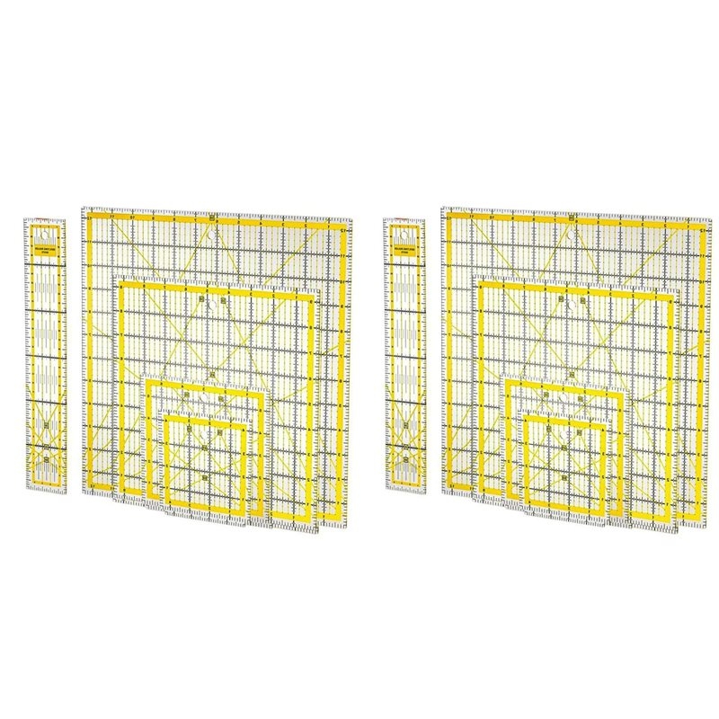 10 Pack Acrylic Quilting Ruler - Quilting Ruler Square 评论和价格