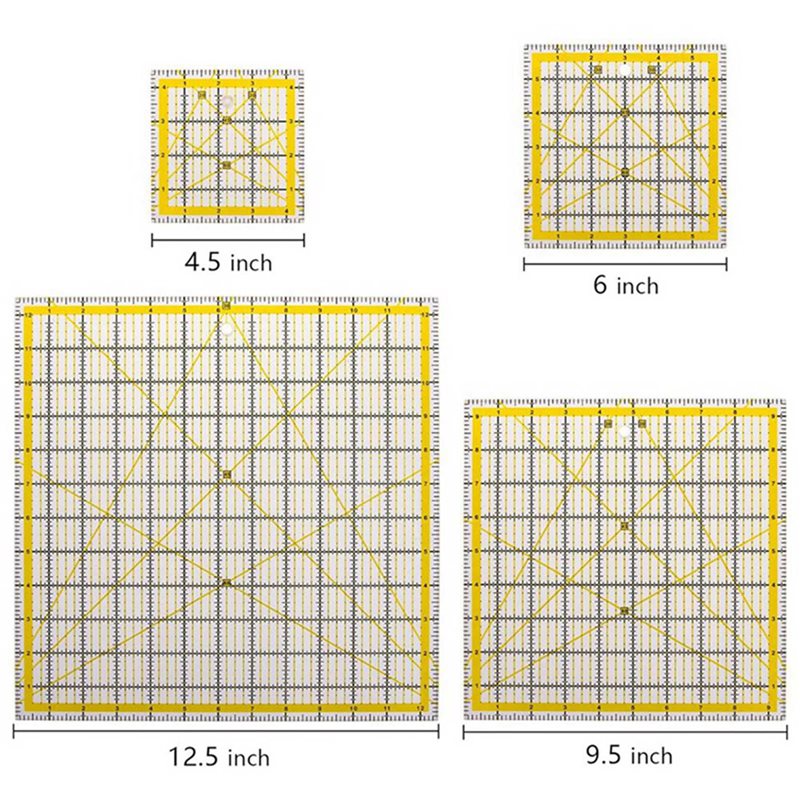 10 Pack Acrylic Quilting Ruler - Quilting Ruler Square 评论和价格