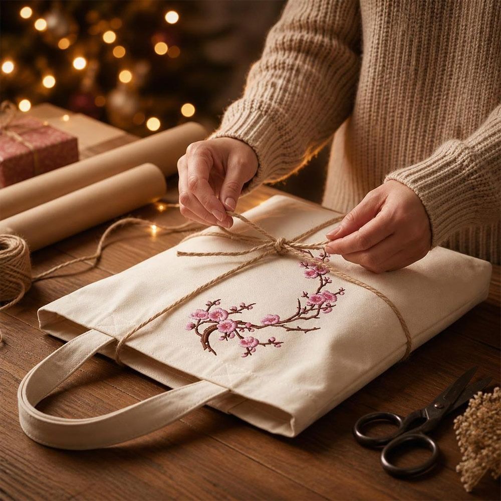 DIY Cherry Blossom Iron On Pat - Sewing Textiles 评论和价格