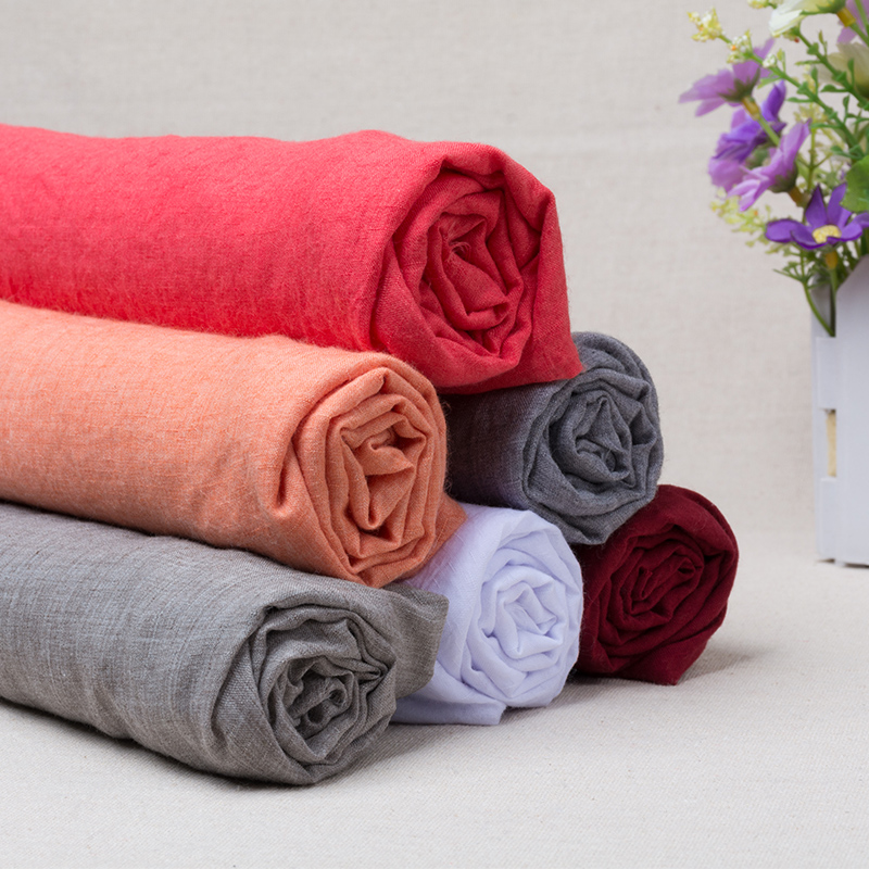 Thin Bamboo Linen Cotton Fabri - Vintage Sewing Textile 评论和价格