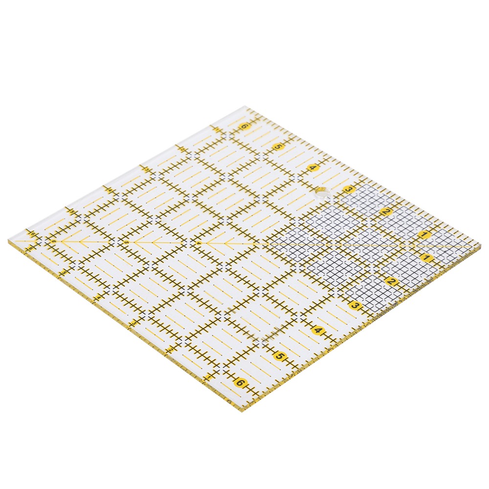Durable 6.5x6.5in Square Quilt - Quilting Ruler Square 评论和价格