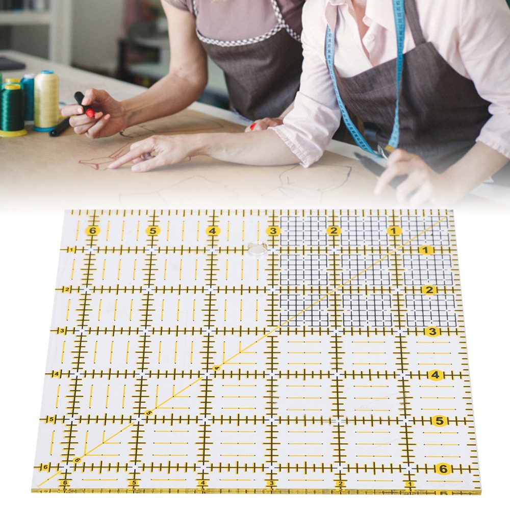 Durable 6.5x6.5in Square Quilt - Quilting Ruler Square 评论和价格