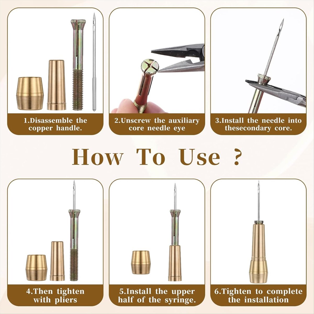 9pcs Leather Sewing Awl Kit wi - Sewing Repair 评论和价格