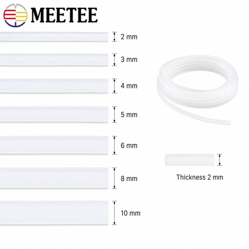Meetee 10Meters Clear Polyeste - Textile Sewing Support 评论和价格