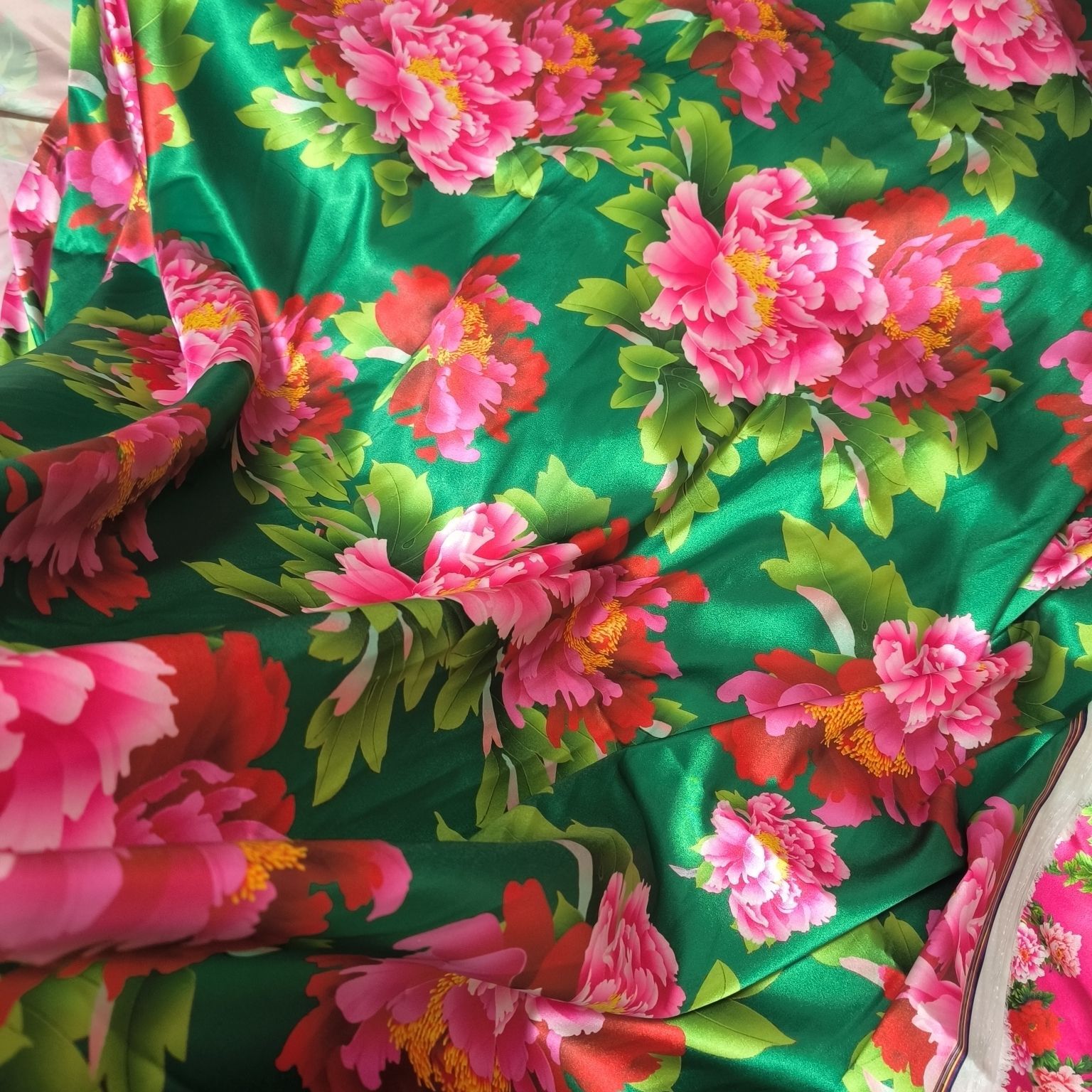 Satin Fabric Cloth without Ove - Sewing By 评论和价格