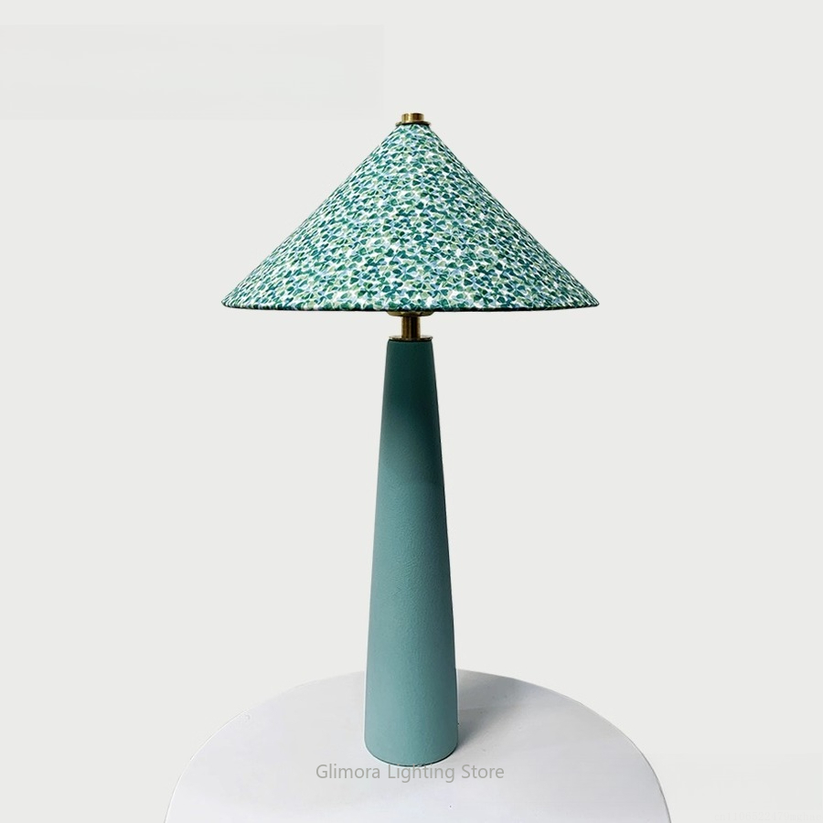 Teal Umbrella Shape Table Lamp - Century Textile & Sewing Supply By Owner 评论和价格